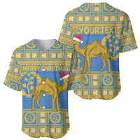 Personalized Eritrea Christmas Baseball Jersey Ruhus Beal Lidet - National Emblem - Wonder Print Shop