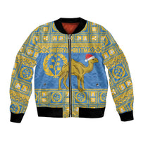 Personalized Eritrea Christmas Bomber Jacket Ruhus Beal Lidet - National Emblem - Wonder Print Shop