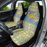Personalized Eritrea Christmas Car Seat Cover Ruhus Beal Lidet - National Emblem - Wonder Print Shop