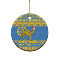 Personalized Eritrea Christmas Ceramic Ornament Ruhus Beal Lidet - National Emblem - Wonder Print Shop