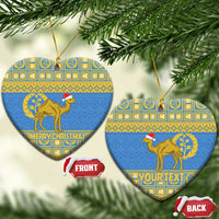Personalized Eritrea Christmas Ceramic Ornament Ruhus Beal Lidet - National Emblem - Wonder Print Shop