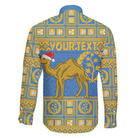 Personalized Eritrea Christmas Family Matching Long Sleeve Bodycon Dress and Hawaiian Shirt Ruhus Beal Lidet - National Emblem - Wonder Print Shop