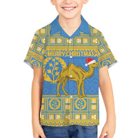 Personalized Eritrea Christmas Family Matching Short Sleeve Bodycon Dress and Hawaiian Shirt Ruhus Beal Lidet - National Emblem - Wonder Print Shop