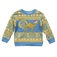 Personalized Eritrea Christmas Kid Ugly Christmas Sweater Ruhus Beal Lidet - National Emblem - Wonder Print Shop