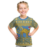 Personalized Eritrea Christmas Kid T Shirt Ruhus Beal Lidet - National Emblem - Wonder Print Shop