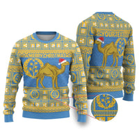 Personalized Eritrea Christmas Ugly Christmas Sweater Ruhus Beal Lidet - National Emblem - Wonder Print Shop