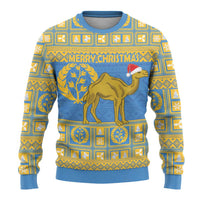 Personalized Eritrea Christmas Ugly Christmas Sweater Ruhus Beal Lidet - National Emblem - Wonder Print Shop