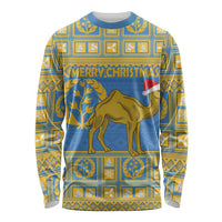 Personalized Eritrea Christmas Long Sleeve Shirt Ruhus Beal Lidet - National Emblem - Wonder Print Shop