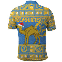 Personalized Eritrea Christmas Polo Shirt Ruhus Beal Lidet - National Emblem - Wonder Print Shop