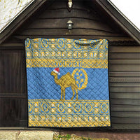 Personalized Eritrea Christmas Quilt Ruhus Beal Lidet - National Emblem - Wonder Print Shop