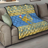 Personalized Eritrea Christmas Quilt Ruhus Beal Lidet - National Emblem - Wonder Print Shop