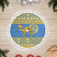 Personalized Eritrea Christmas Tree Skirt Ruhus Beal Lidet - National Emblem - Wonder Print Shop