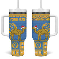 Personalized Eritrea Christmas Tumbler With Handle Ruhus Beal Lidet - National Emblem - Wonder Print Shop