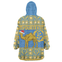 Personalized Eritrea Christmas Wearable Blanket Hoodie Ruhus Beal Lidet - National Emblem - Wonder Print Shop