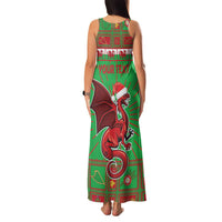 Personalized Wales Nadolig Llawen Family Matching Tank Maxi Dress and Hawaiian Shirt Welsh Dragon Mascot - Merry Xmas - Wonder Print Shop