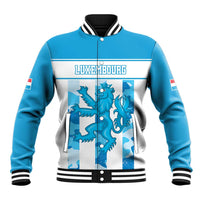 Personalized Luxembourg Baseball Jacket Roude Leiw Grunge Style - Wonder Print Shop