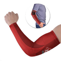 Canada Soccer Maple Leaf Custom Arm Sleeves Sporty Style - Wonder Print Shop