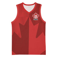 Canada Soccer Maple Leaf Custom Basketball Jersey Sporty Style - Wonder Print Shop