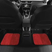 Canada Soccer Maple Leaf Custom Car Mats Sporty Style - Wonder Print Shop