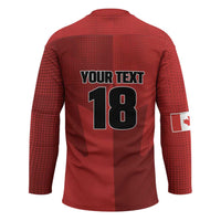 Canada Soccer Maple Leaf Custom Hockey Jersey Sporty Style - Wonder Print Shop