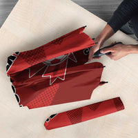 Canada Soccer Maple Leaf Custom Umbrella Sporty Style - Wonder Print Shop