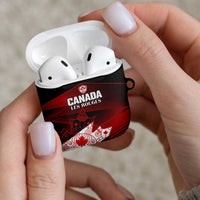 Canada Soccer AirPods Case Les Rouges Maple Leaf - Wonder Print Shop