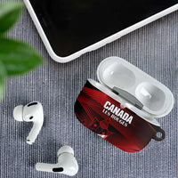 Canada Soccer AirPods Case Les Rouges Maple Leaf - Wonder Print Shop