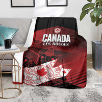 Canada Soccer Blanket Les Rouges Maple Leaf - Wonder Print Shop