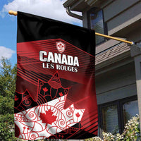 Canada Soccer Garden Flag Les Rouges Maple Leaf - Wonder Print Shop
