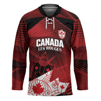 Custom Canada Soccer Hockey Jersey Les Rouges Maple Leaf - Wonder Print Shop