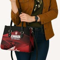 Canada Soccer Leather Bag Les Rouges Maple Leaf - Wonder Print Shop