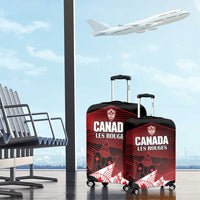 Canada Soccer Luggage Cover Les Rouges Maple Leaf - Wonder Print Shop