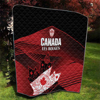 Canada Soccer Quilt Les Rouges Maple Leaf - Wonder Print Shop