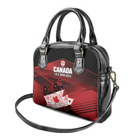 Canada Soccer Shoulder Handbag Les Rouges Maple Leaf - Wonder Print Shop