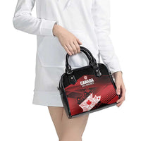 Canada Soccer Shoulder Handbag Les Rouges Maple Leaf - Wonder Print Shop