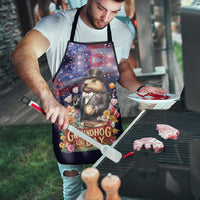 Groundhog Day Gentleman Apron Same Day Again - Wonder Print Shop