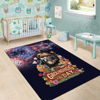 Groundhog Day Gentleman Area Rug Same Day Again - Wonder Print Shop