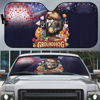 Groundhog Day Gentleman Auto Sun Shade Same Day Again - Wonder Print Shop