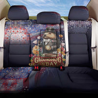 Groundhog Day Gentleman Back Car Seat Cover Same Day Again - Wonder Print Shop