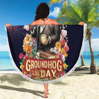 Groundhog Day Gentleman Beach Blanket Same Day Again - Wonder Print Shop