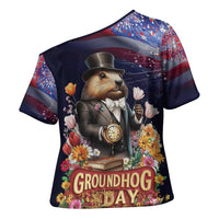 Groundhog Day Gentleman Cross Shoulder Shirt Same Day Again - Wonder Print Shop