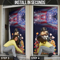 Groundhog Day Gentleman Door Cover Same Day Again - Wonder Print Shop