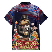 Groundhog Day Gentleman Family Matching Puletasi and Hawaiian Shirt Same Day Again - Wonder Print Shop