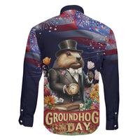 Groundhog Day Gentleman Family Matching Puletasi and Hawaiian Shirt Same Day Again - Wonder Print Shop