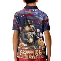 Groundhog Day Gentleman Kid Polo Shirt Same Day Again - Wonder Print Shop