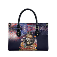 Groundhog Day Gentleman Leather Bag Same Day Again - Wonder Print Shop