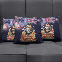 Groundhog Day Gentleman Pillow Cover Same Day Again - Wonder Print Shop