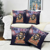 Groundhog Day Gentleman Pillow Cover Same Day Again - Wonder Print Shop