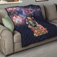Groundhog Day Gentleman Quilt Same Day Again - Wonder Print Shop