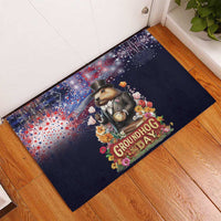 Groundhog Day Gentleman Rubber Doormat Same Day Again - Wonder Print Shop